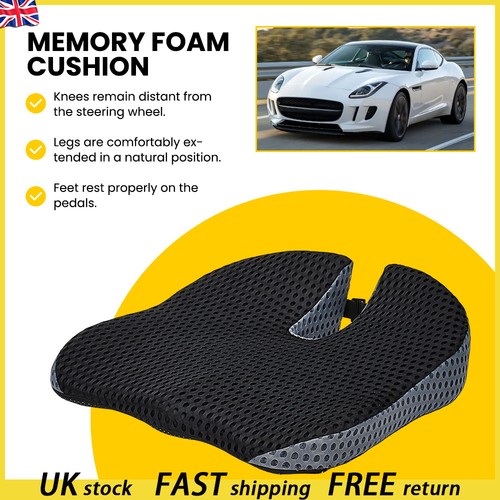 Wedge car seat cushion - wedge, memory