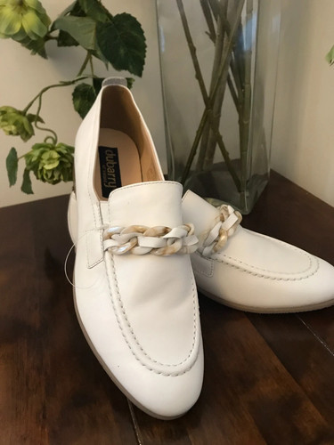Dubarry white leather