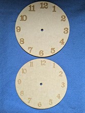 Wooden 3mm MDF Engraved 20cm,25cm,29cm Clock Face