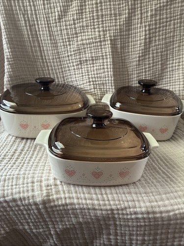 3vintage corning ware - 3vintage,