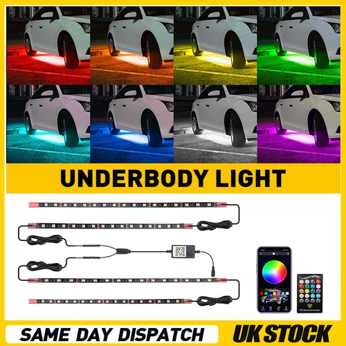 Rgb strip led under - 4x, car