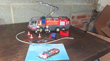 Playmobil 5337 Airport Fire Engine With Fire Fighters Used / Clearance