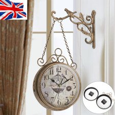 Double-Side Round Wall Clock
