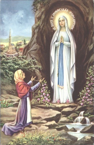 Madonna lourdes apparition - lourdes,