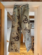 Magnolia Pearl Skull miner Jeans. One Size. Waist: 36 inches. Adjustable