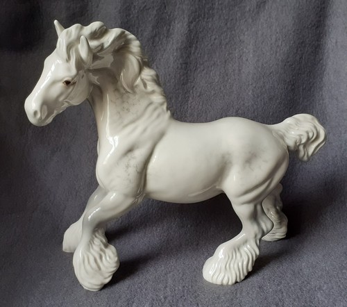 Beswick cantering shire horse - cantering,
