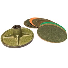 Unimat SL lathe sanding disc