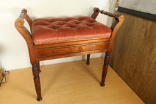 Piano Stool Desk Antique