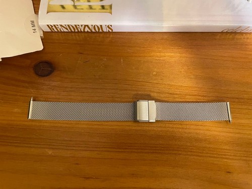 Skagen watch mesh strap silver - mesh,