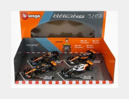 Burago 38096 pack4 - burago, mclaren