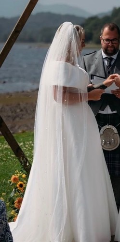 Pearl bridal wedding veil - pearl,