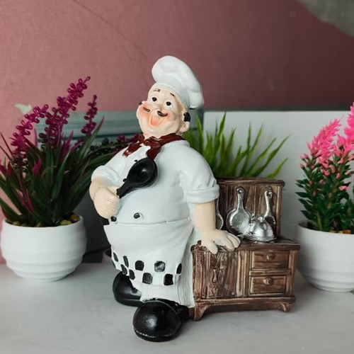 Chef resin figurine statue - chef,