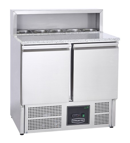 Pizza prep granite top - pizza,