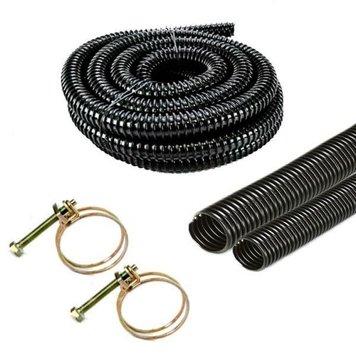 Black corrugated water - black, butt