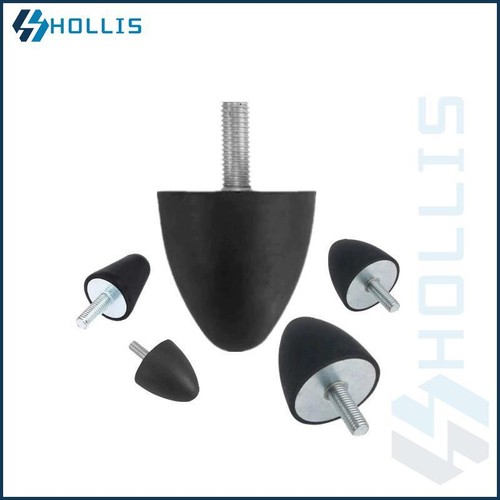 Conical rubber mount - rubber, bumper