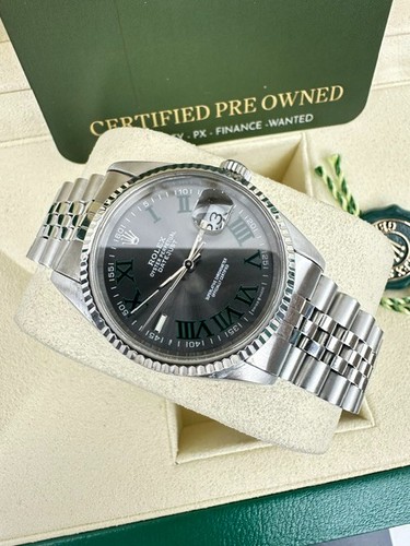 Rolex wimbledon steel 36mm - rolex,