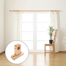 Household Curtain Rod End Decorative Curtain Rod Support Bracket Rod Holder