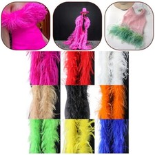2M Ostrich Feather Shawl Scarf Perfect Decorative Feather Boa