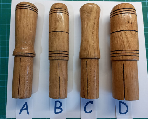 Oak tiller handles narrowboat - handles,