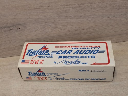 Vintage thump car audio - vintage,