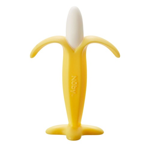 Nuby banana shaped silicone - banana,