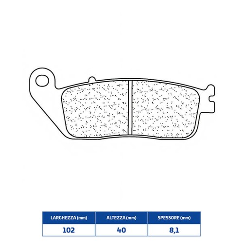 Brake pads 2256xbk5 sintered - pads,