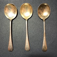 Set of 3 Vintage EPNS A1 Round