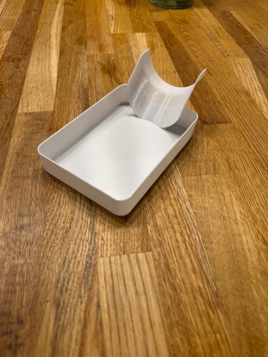 Washing machine drain - tray, for