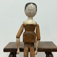 Victorian Peg Wooden Doll with