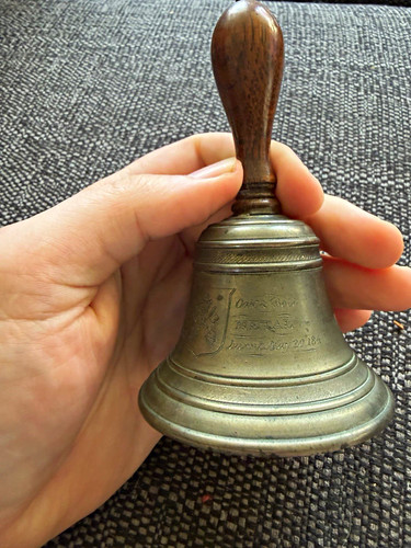 Small antique bell made from - small,