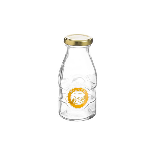Glass milk bottle - glass, top