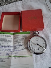 A NEAR MINT 1971 SMITHS POCKET WATCH AND BOX , SERVICED