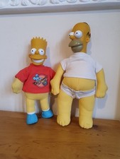 Vivid The Simpsons Homer and Bart Dolls (Hard heads)