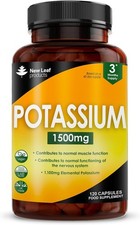 Potassium Tablets Vitamin C BLOOD PRESSURE MUSCLE SUPPORT Electrolyte Balance
