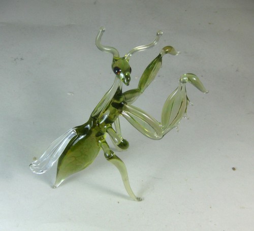 Hand blown glass - , insect
