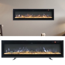 LED Fireplace Media Wall Fire
