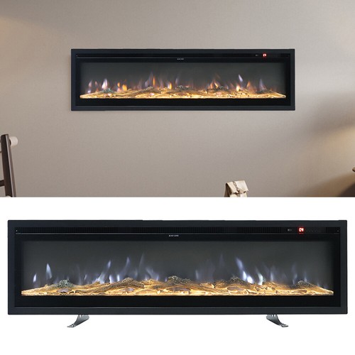 Led fireplace media wall - led, fire