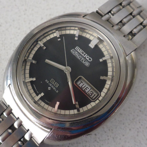 Seiko 5actus vintage gents - 5actus, ss,