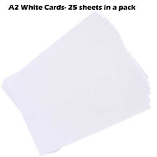 A2 White Craft Card Making