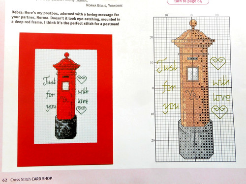 Victorian post box - post, cross