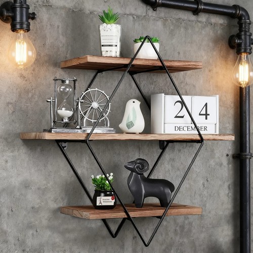 Wall mounted floating shelves - mounted,