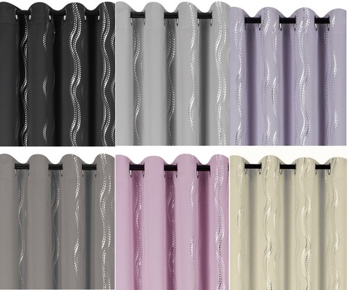 Blackout thermal curtains self - blackout,