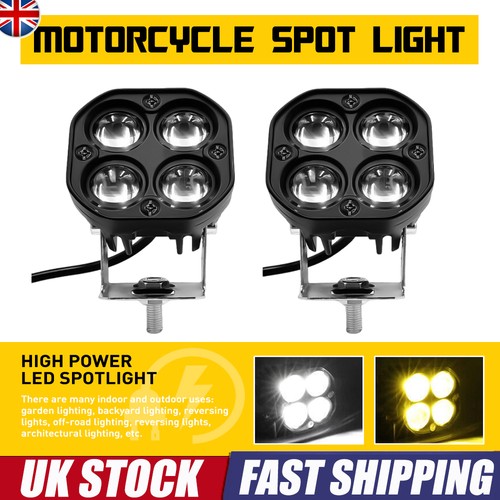 2pcs white yellow motorcycle - 2pcs,