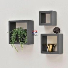 Floating Wall Cube Shelves Set