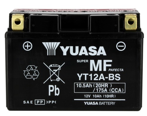 Yuasa yt12a battery for - yuasa, yt12a-bs