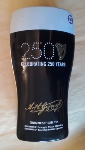 Guinness empty tin - guinness,