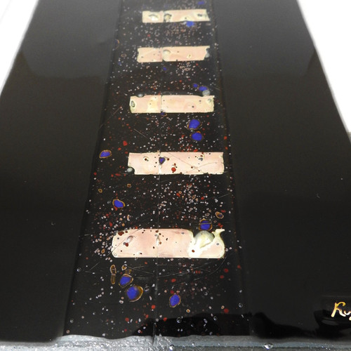 Fused art glass - art, panel