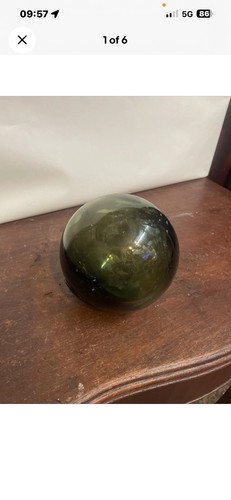 Vintage hand blown - hand, glass