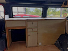 Vw T25/ T3 Campervan Interior Kitchen Set Up + Rear Storage Unit.