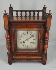 GOOD ANTIQUE OAK CASED